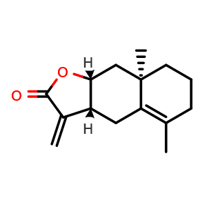 Chemical structure of Alloalantolactone , CAS 64340-41-6, AChemBlock AD275069