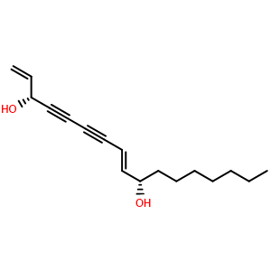 Chemical structure of Panaxydiol , CAS 63910-76-9, AChemBlock AD275079