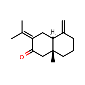 Chemical structure of Selina-4(15),7(11)-dien-8-one , CAS 54707-47-0, AChemBlock AD275086