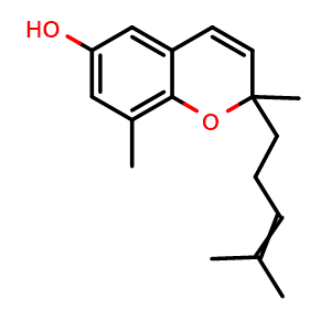 Chemical structure of Atractylochromene , CAS 203443-33-8, AChemBlock AD275088