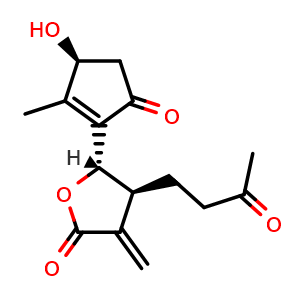 Chemical structure of Isosecotanapartholide , CAS 102926-01-2, AChemBlock AD275096