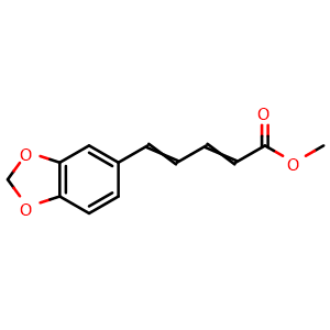 Chemical structure of Methyl piperate , CAS 6190-46-1, AChemBlock AD275107