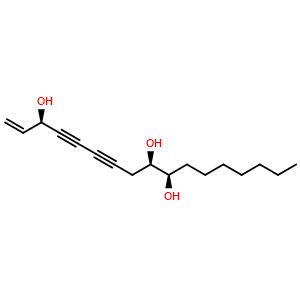 Chemical structure of Panaxytriol , CAS 87005-03-6, AChemBlock AD275108