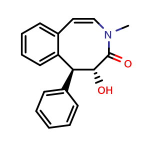 Chemical structure of zeta-Clausenamide , CAS 136173-85-8, AChemBlock AD275146
