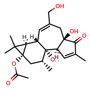 Chemical structure of Prostratin , CAS 60857-08-1, AChemBlock AD275157