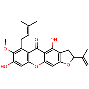 Chemical structure of Mangostenone F , CAS 1242438-70-5, AChemBlock AD275167