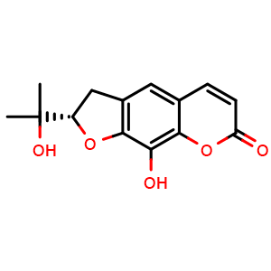 Chemical structure of Rutaretin , CAS 13895-92-6, AChemBlock AD275195