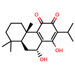 Chemical structure of Horminone , CAS 21887-01-4, AChemBlock AD275197
