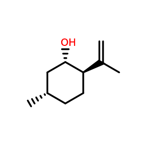 Chemical structure of (+)-Isopulegol , CAS 104870-56-6, AChemBlock AD275198