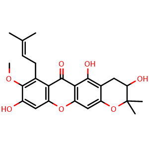 Chemical structure of Mangostanol , CAS 184587-72-2, AChemBlock AD275205
