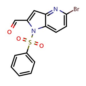 1-(Benzenesulfonyl)-5-bromo-1H-pyrrolo[3,2-b]pyridine-2-carbaldehyde