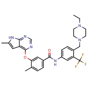 Chemical structure of TAK1/MAP4K2 inhibitor 1 , CAS 1315330-11-0, AChemBlock AD275211