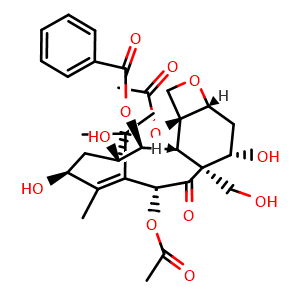 Chemical structure of 19-Hydroxybaccatin III , CAS 78432-78-7, AChemBlock AD275225