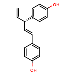 Chemical structure of Hinokiresinol , CAS 17676-24-3, AChemBlock AD275244