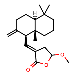 (3E)-3-[[(1S,4aS,8aS)-Decahydro-5,5,8a-trimethyl-2-methylene-1-naphthalenyl]methylene]dihydro-5-methoxy-2(3H)-furanone