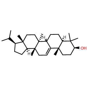 Chemical structure of Isoarborinol , CAS 5532-41-2, AChemBlock AD275265