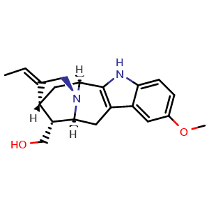 Chemical structure of Lochnerine , CAS 522-47-4, AChemBlock AD275291
