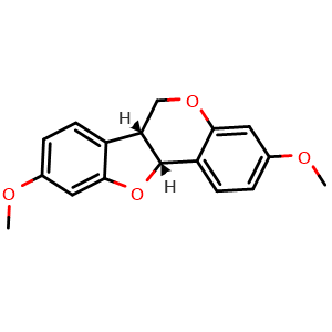 Chemical structure of Homopterocarpin , CAS 606-91-7, AChemBlock AD275302