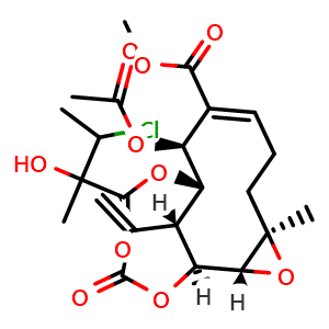Chemical structure of Enhydrin chlorohydrin , CAS 38230-99-8, AChemBlock AD275305