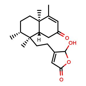 5-Hydroxy-4-[2-[(1S,2R,4aR,8aR)-1,2,3,4,4a,7,8,8a-octahydro-1,2,4a,5-tetramethyl-7-oxo-1-naphthalenyl]ethyl]-2(5H)-furanone