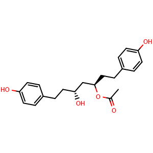 (3R,5R)-5-Hydroxy-1,7-bis(4-hydroxyphenyl)heptan-3-yl acetate