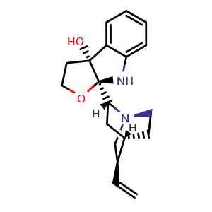 Chemical structure of Conquinamine , CAS 464-86-8, AChemBlock AD275342