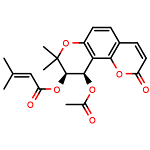 Chemical structure of (+)-Samidin , CAS 477-33-8, AChemBlock AD275347