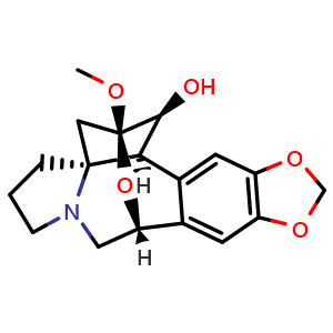 Chemical structure of Drupacine , CAS 49686-57-9, AChemBlock AD275356