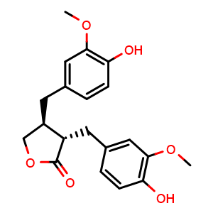 Chemical structure of (+)-Matairesinol , CAS 148409-36-3, AChemBlock AD275366