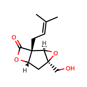 Chemical structure of Vibralactone B , CAS 1093230-95-5, AChemBlock AD275372