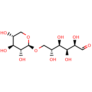 Chemical structure of Primeverose , CAS 26531-85-1, AChemBlock AD275385