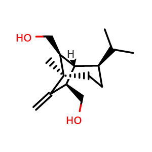 Chemical structure of Dihydroprehelminthosporol , CAS 118069-95-7, AChemBlock AD275402