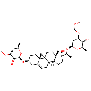 Chemical structure of Periplocoside O , CAS 116709-67-2, AChemBlock AD275440