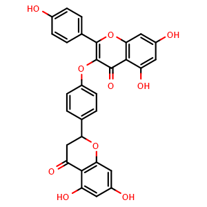 Chemical structure of Chrysocauloflavone I , CAS 899789-51-6, AChemBlock AD275452