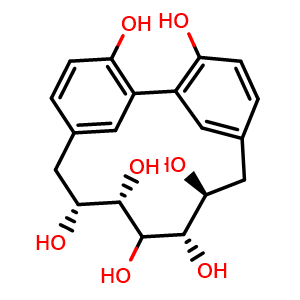 Chemical structure of Giffonin P , CAS 1830306-93-8, AChemBlock AD275457