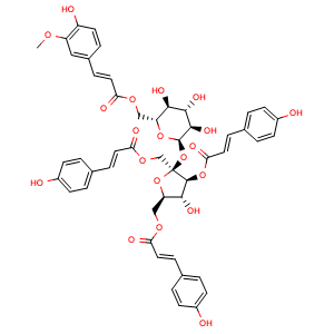Chemical structure of Vanicoside B , CAS 155179-21-8, AChemBlock AD275490