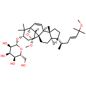 Chemical structure of Goyaglycoside d , CAS 333332-50-6, AChemBlock AD275492