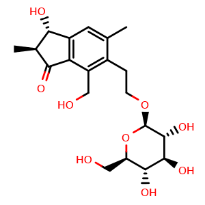 Chemical structure of Pteroside S , CAS 62043-50-9, AChemBlock AD275518