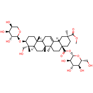 Chemical structure of Quinoasaponin 3 , CAS 116128-45-1, AChemBlock AD275544