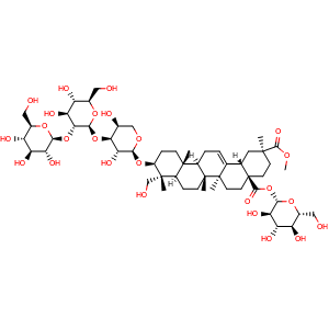 Chemical structure of Quinoasaponin 8 , CAS 128887-87-6, AChemBlock AD275550
