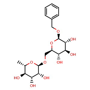 Phenylmethyl 6-O-(6-deoxy-alpha-L-mannopyranosyl)-beta-D-glucopyranoside