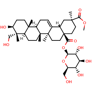 Chemical structure of Zebirioside O , CAS 288303-32-2, AChemBlock AD275557