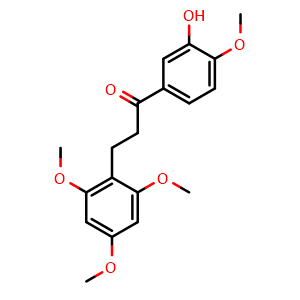 1-(3-Hydroxy-4-methoxyphenyl)-3-(2,4,6-trimethoxyphenyl)-1-propanone