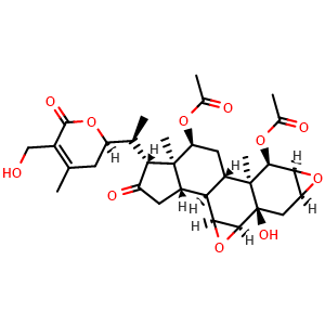 Chemical structure of Plantagiolide A , CAS 913263-83-9, AChemBlock AD275563