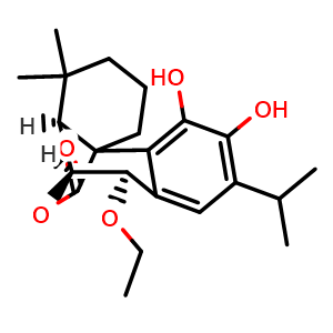Chemical structure of 7-O-Ethyl-7-epi-rosmanol , CAS 1394242-96-6, AChemBlock AD275569