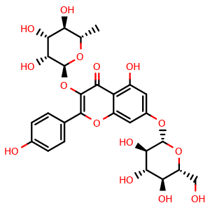 Kaempferol 3-O-rhamnoside 7-O-glucoside