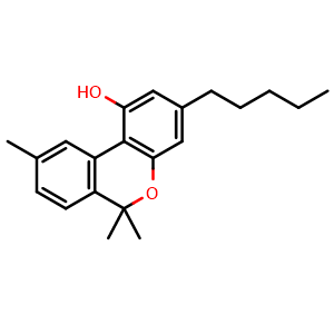 Chemical structure of Cannabinol , CAS 521-35-7, AChemBlock AD275597