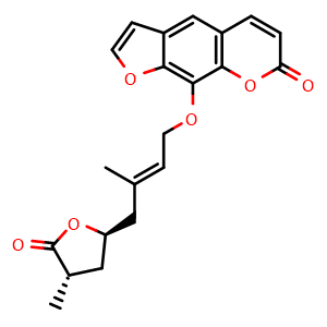 Chemical structure of Clausemarin A , CAS 1609166-45-1, AChemBlock AD275622