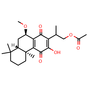 (4bS,8aS,10R)-2-[2-(Acetyloxy)-1-methylethyl]-4b,5,6,7,8,8a,9,10-octahydro-3-hydroxy-10-methoxy-4b,8,8-trimethyl-1,4-phenanthrenedione