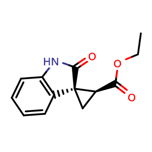 rel-ethyl (1R,2S)-2'-oxospiro[cyclopropane-1,3'-indoline]-2-carboxylate